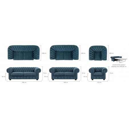 Sofa MANCHESTER 3F