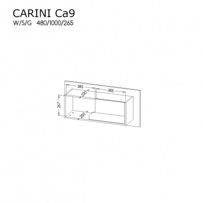 Półka CARINI CA9