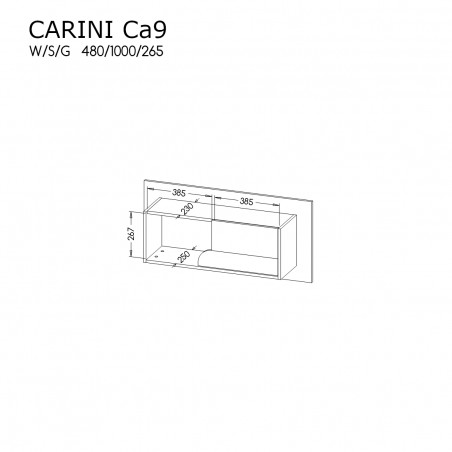 Półka CARINI CA9