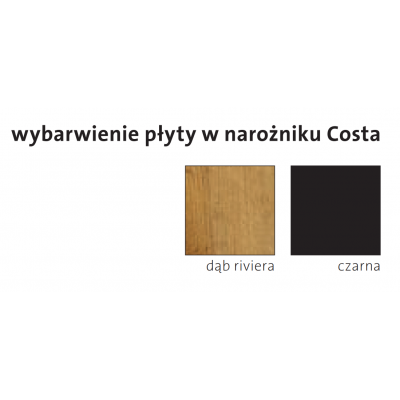 Narożnik z funkcją spania COSTA