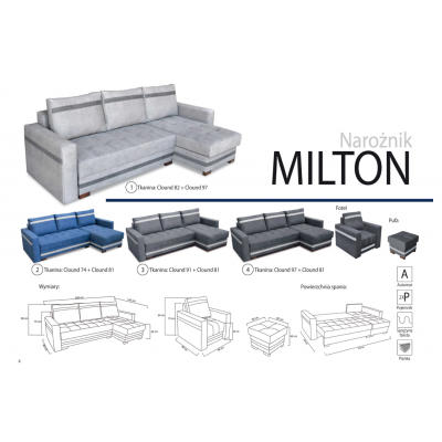 Fotel MILTON