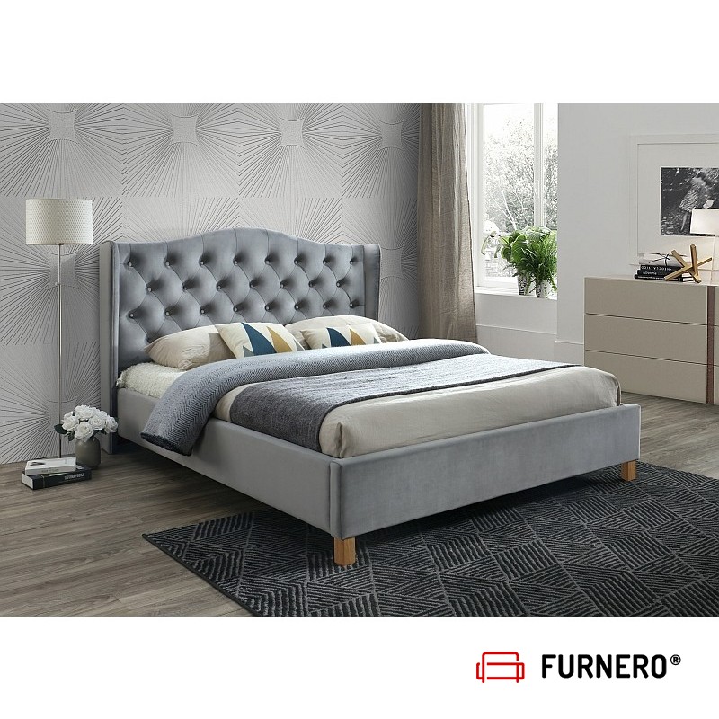 Łóżko ASPEN VELVET 140 Łóżko ASPEN VELVET 140