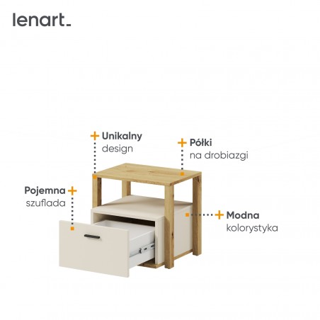 Stolik nocny LENNY LY-07