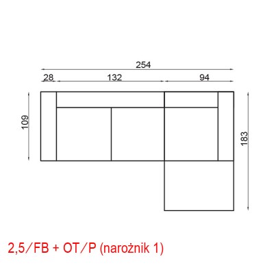 Narożnik TROPIC 1