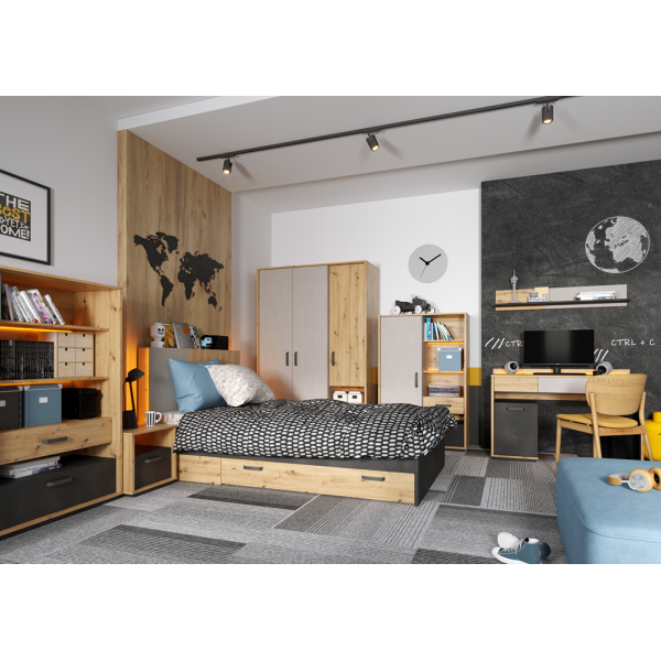 Zestaw mebli młodzieżowych QUBIC